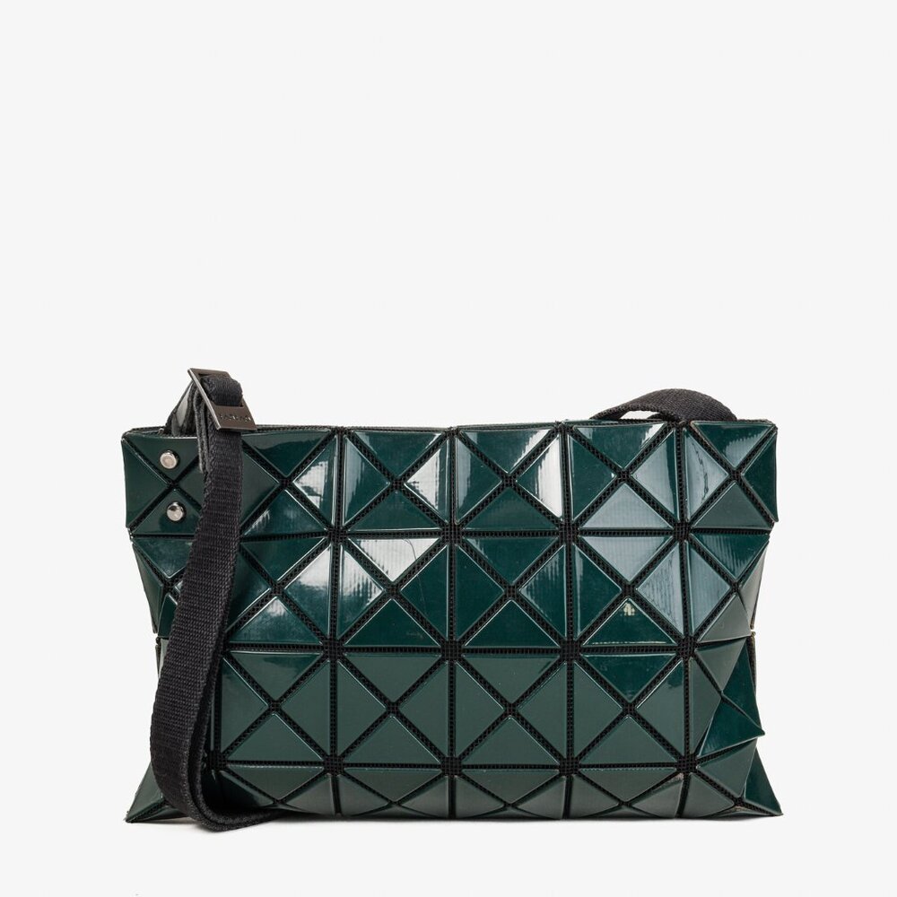 Issey Miyake Bao Bao Green Lucent 6x4 Crossbody Bag